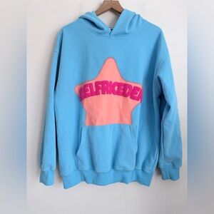 Aelfric Eden Blue and Pink Star Hoodie